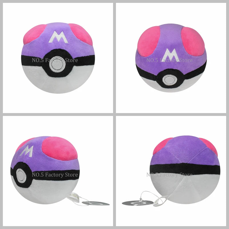 9 Styles Pokémon Plush – Poké Balls, Master Ball & More