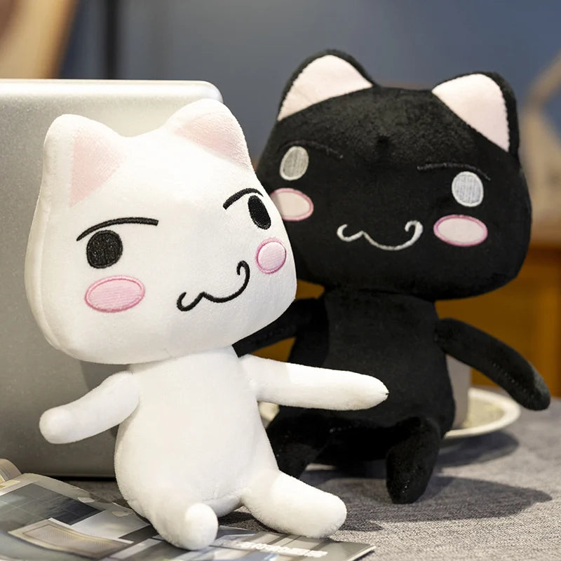 Toro Inoue Cat Plush – Cute Black & White Kittens