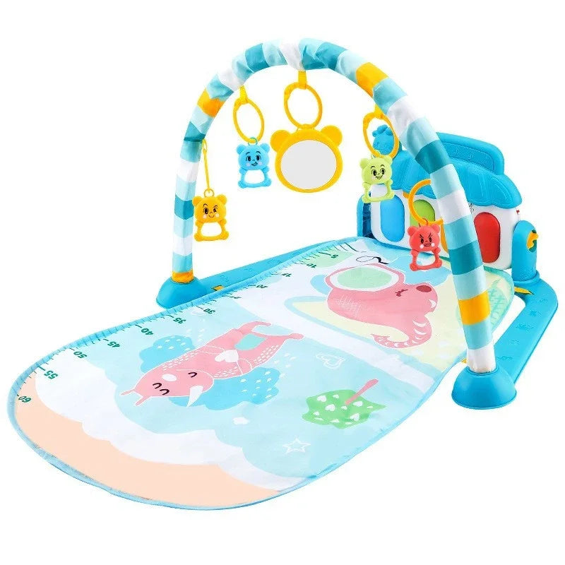 Baby Activity Gym Rack with Piano & Musical Play Mat (0-36 Months) - Chamberland Homes