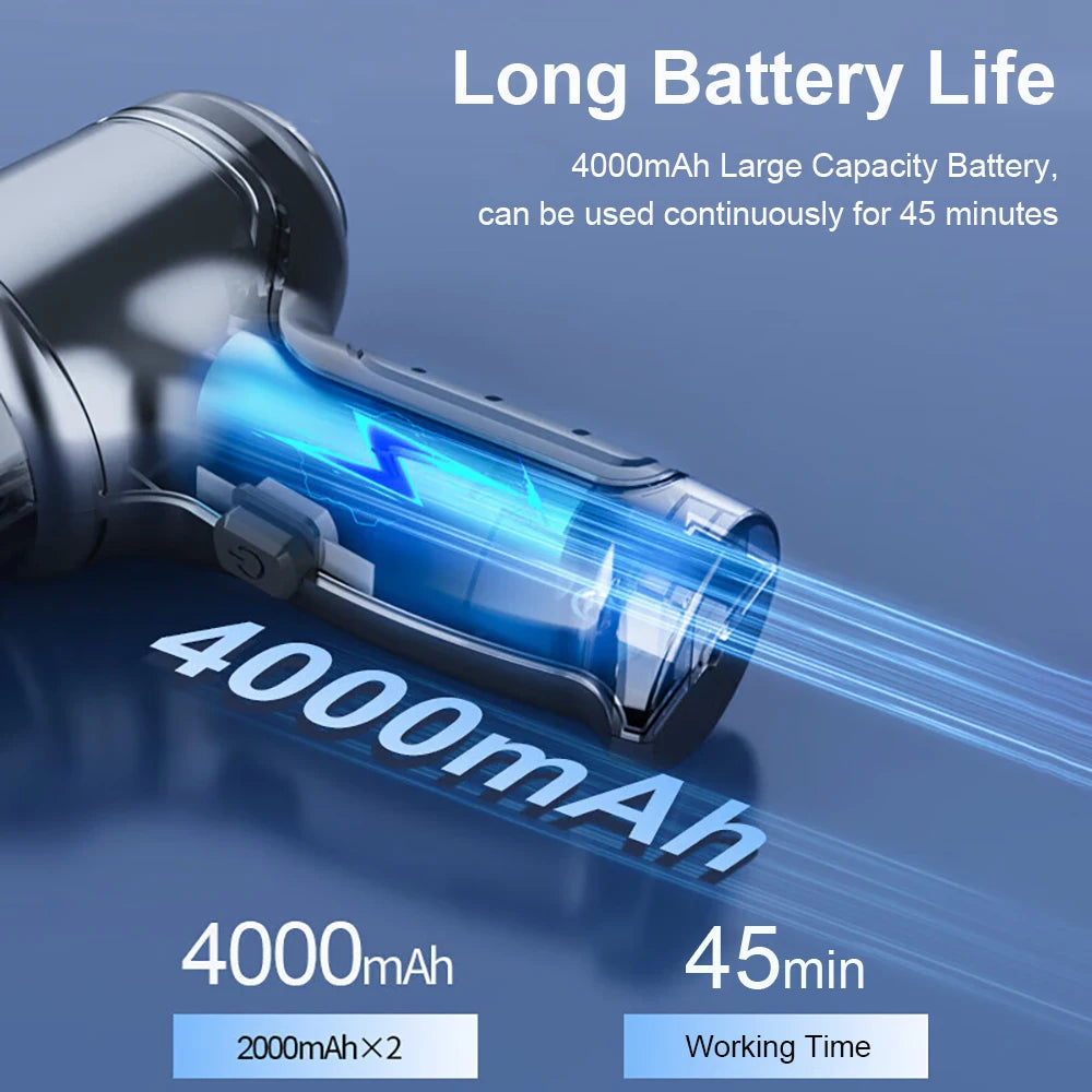 Car Vacuum Cleaner 95000PA | Wireless Handheld 2-in-1 Blower - Chamberland Homes