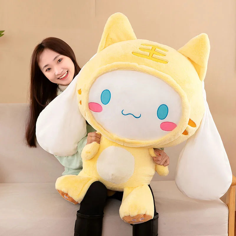 Big Sanrio Cinnamoroll Plush – Kawaii Dog Pillow & Stuffed Animal for Kids