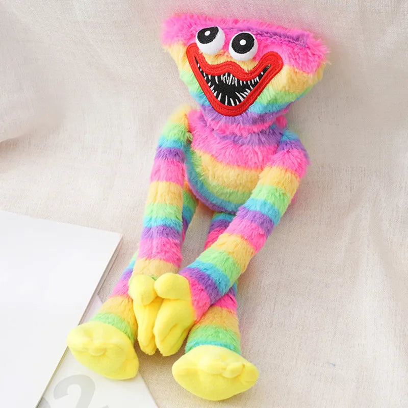 40cm Huggy Wuggy Stuffed Plush Toy – Spooky Soft Horror Doll for Kids!