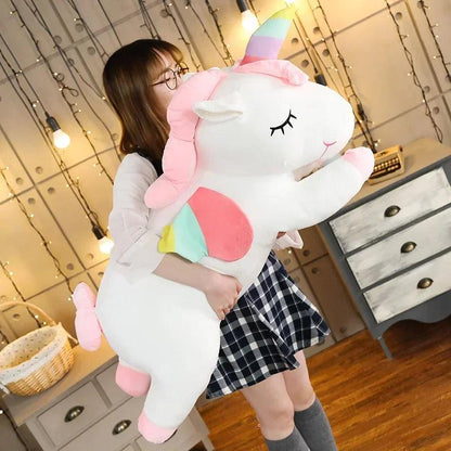 Giant Size Unicorn Plush Toy Soft Stuffed Unicorn Soft Dolls Animal Horse Toys For Children Girl Pillow Kids Birthday Gifts - CHAMBERLAND HOMES