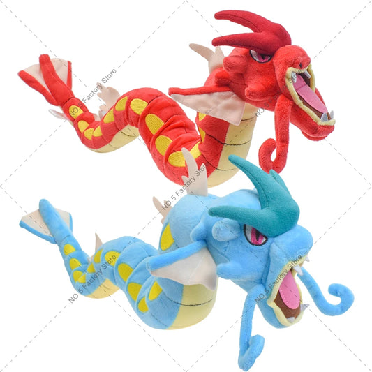 Kawaii Shiny Gyarados Plush Doll – Pokémon Magikarp Evolution Toy