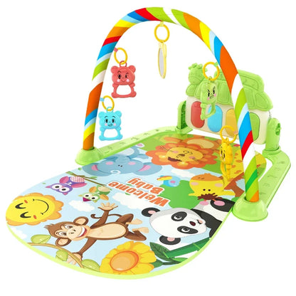 Baby Activity Gym Rack with Piano & Musical Play Mat (0-36 Months) - Chamberland Homes