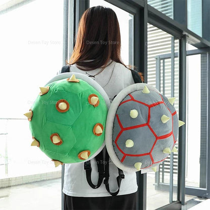 Big Size Mario Bros Backpack - Bowser Design in Black & Green