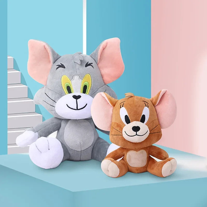 Anime Tom & Jerry Plush Toys – Cute Cat & Mouse Stuffed Figures