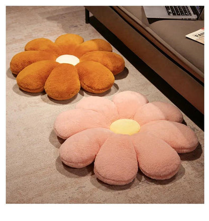 50cm Small Daisy Flower Seat Cushion Bedroom Floor Tatami Cushion Sofa Chair Ass Pad Seat Bed Back Cushion Home Decor - CHAMBERLAND HOMES