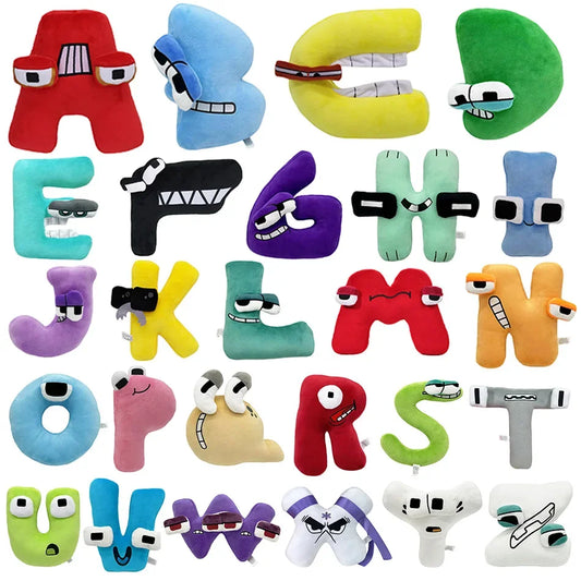 Alphabet Lore Plush Toys – Kawaii 26 Letter Stuffed Dolls!