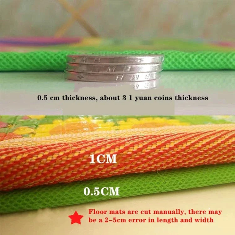 Non-Toxic 200cm x 180cm Baby Activity Mat | Safe Play Rug - Chamberland Homes