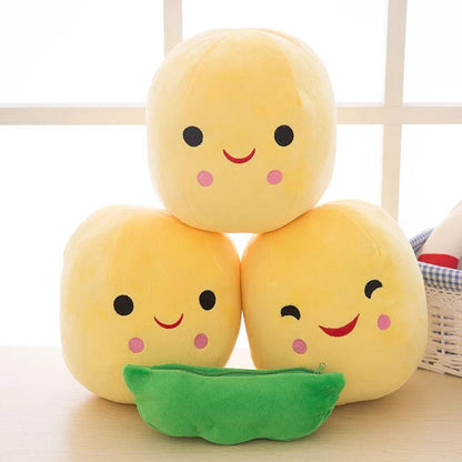 Pea Pods Plush Toy Doll Cute Couple Bean Sleeping Pillow Lover Holiday Gift - CHAMBERLAND HOMES