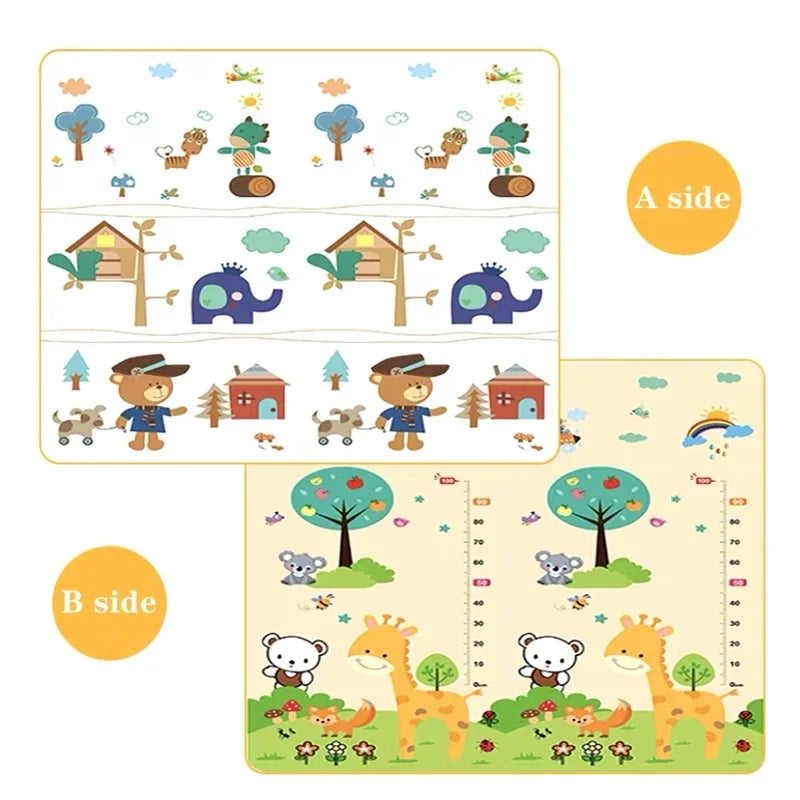 Non-Toxic 200cm x 180cm Baby Activity Mat | Safe Play Rug - Chamberland Homes