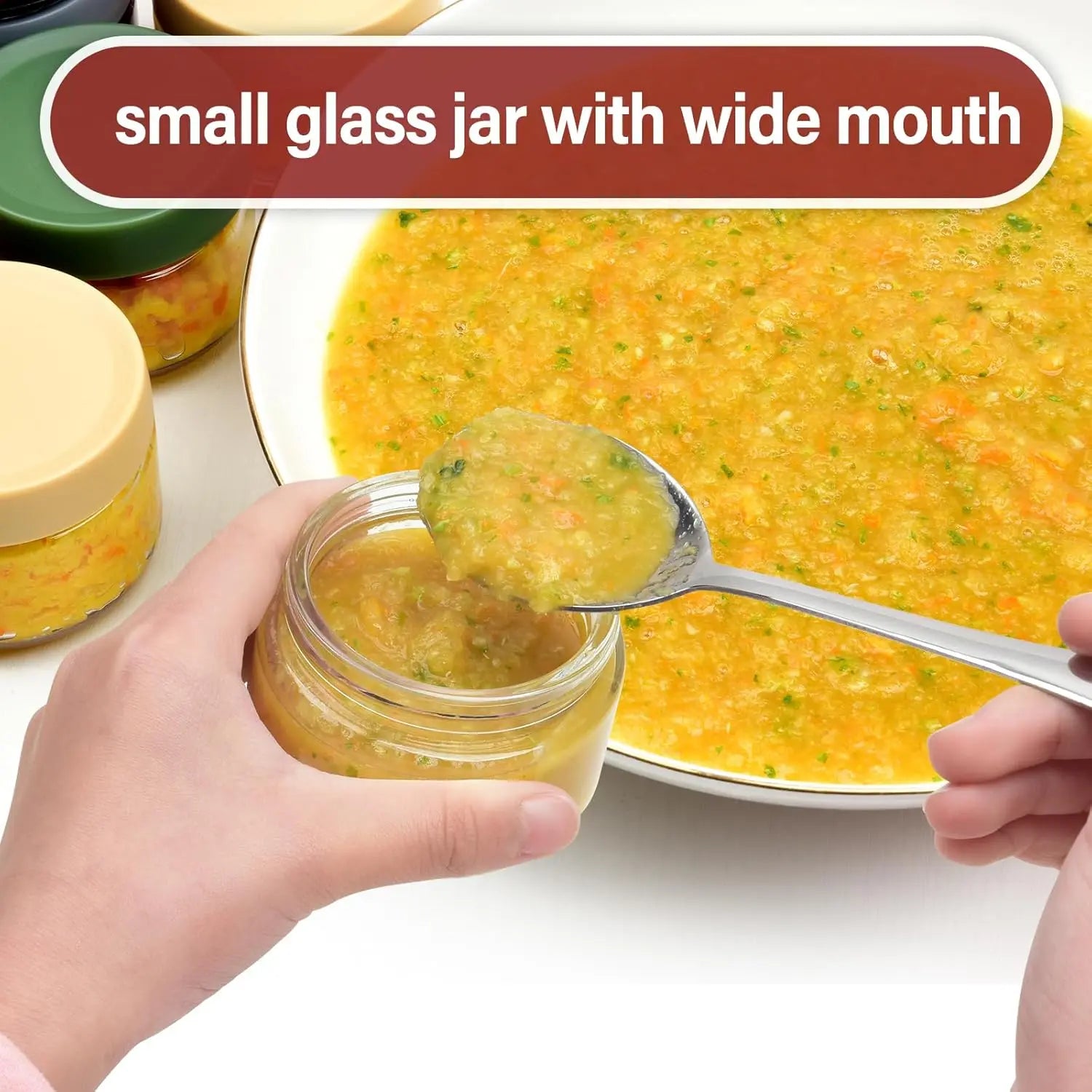 12-Pack Salad Dressing Containers | 2oz Glass Jars for Dips - Chamberland Homes