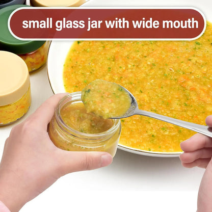 12-Pack Salad Dressing Containers | 2oz Glass Jars for Dips - Chamberland Homes