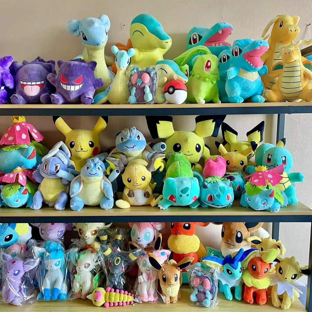 20cm Pokémon Plush – Blastoise, Pikachu, Charizard & More for Kids