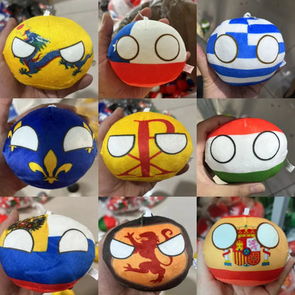 70 Styles 10cm Country Ball Plush Toys – Polandball & More