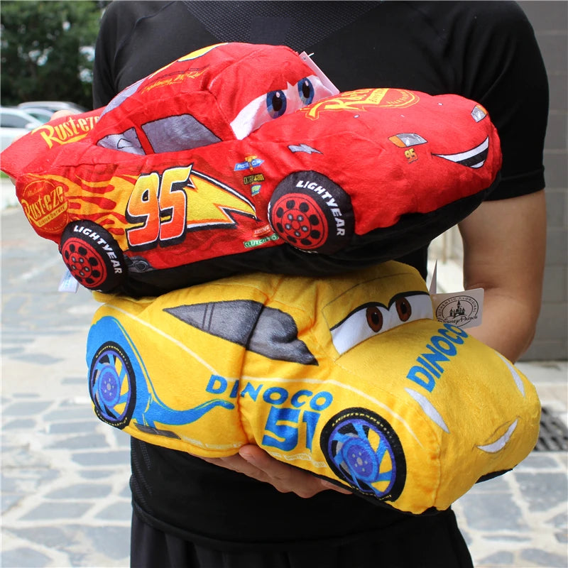 35cm Disney Pixar Cars Lightning McQueen Plush Doll – Creative Sofa Pillow & House Decor