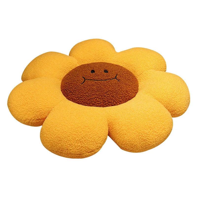 Sunflower Seat Cushion with Window Seat Design Beautiful and Comfortable Chair Pad for Living Room - CHAMBERLAND HOMES