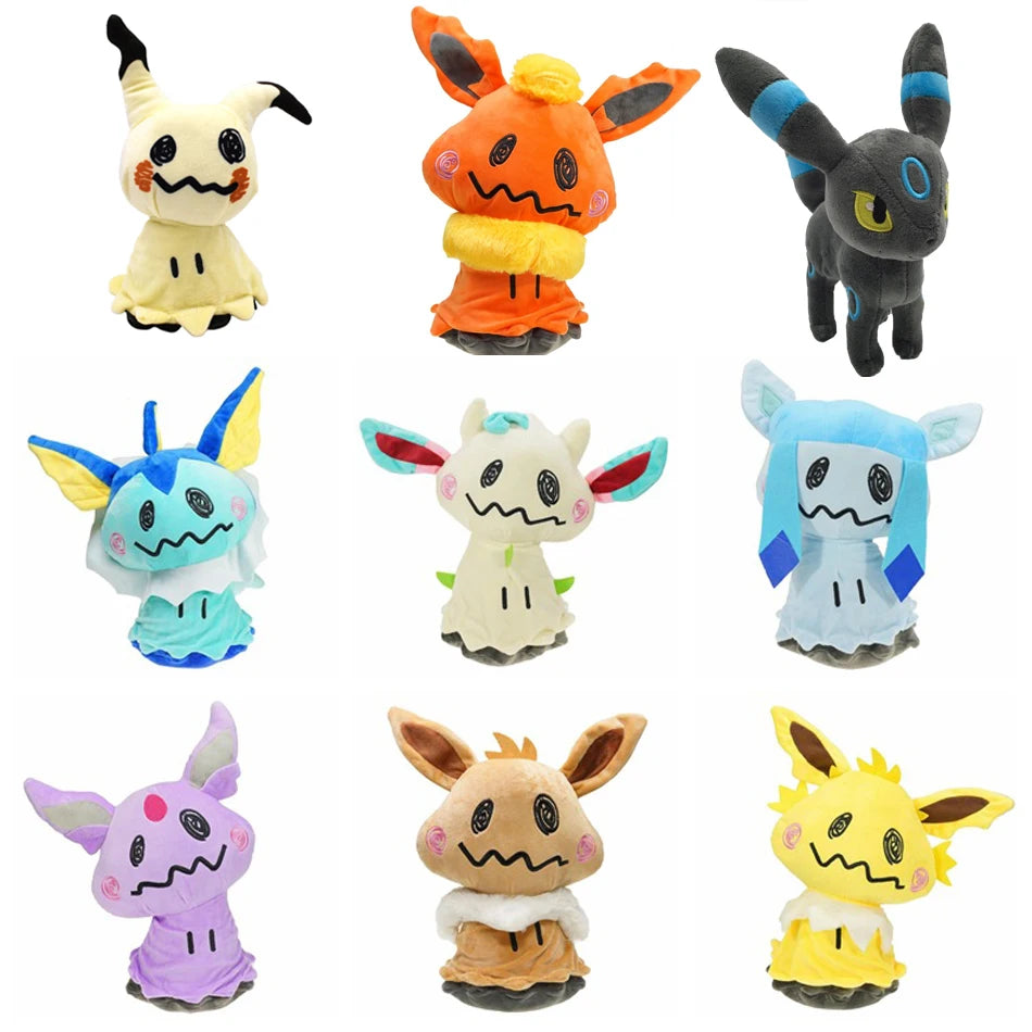 Mimikyu & Eevee Evolution Plush Toys – Pokémon Stuffed Dolls