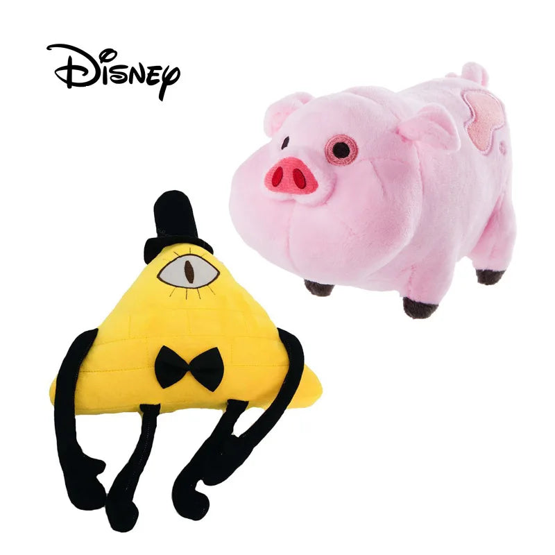 18/28cm Disney Gravity Falls Plush Toys – Kawaii Waddles Pig & Bill Cipher Dolls