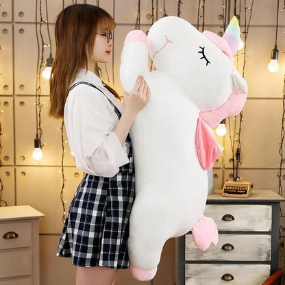 Giant Size Unicorn Plush Toy Soft Stuffed Unicorn Soft Dolls Animal Horse Toys For Children Girl Pillow Kids Birthday Gifts - CHAMBERLAND HOMES