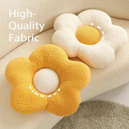 NIKO - Nordic Style Flower Knot Plush Seat Cushions Pillow Toy Soft Cartoon Round Ball Stuffed Doll Sofa Kids Cushion Birthday Gifts - CHAMBERLAND HOMES