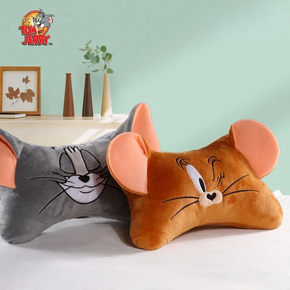 Tom & Jerry Plush Toys – Cat & Mouse Neck Pillow & Stuffed Figures