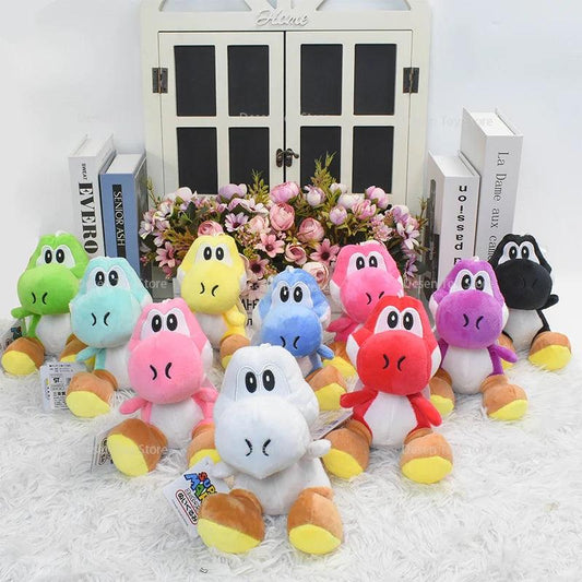 10 Colours Yoshi Mario Stuffed Toys Green Red Blue Black Pink Yoshi 15cm