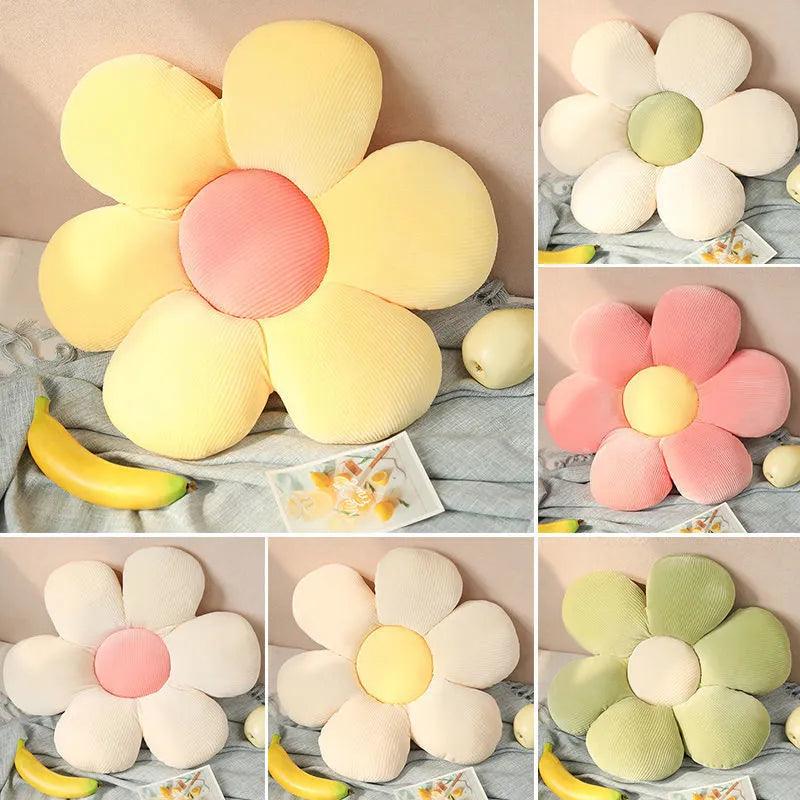 6 Styles Sunflower Pillows Small Daisy Cushions Petals Flowers Cute Birthday Gifts 40cm Home Decorations Bedroom Office Supplies - CHAMBERLAND HOMES