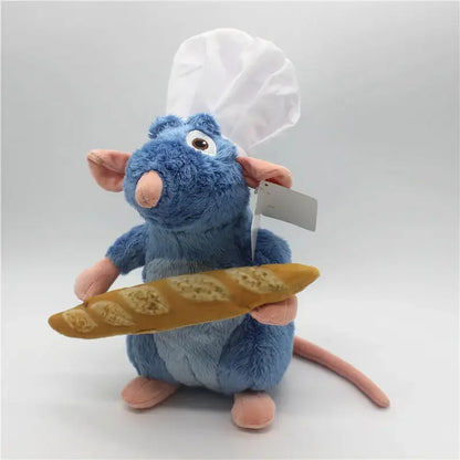 Disney Ratatouille Remy Plush Toy – Adorable Bread Hat Mouse for Kids