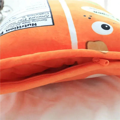 Cute Puff Plush Toy 6 Pieces One Bag of Cheese Puff Balls Pillow Stuffed Snack Puffs Kids Toys Birthday Gift for Boy Girl - CHAMBERLAND HOMES