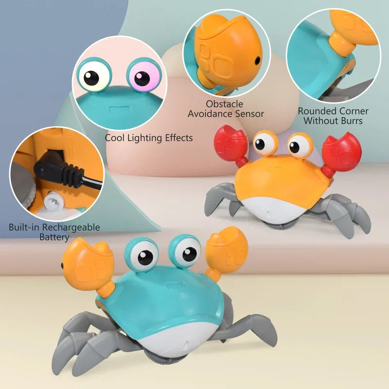 Kids Induction Escape Crab Octopus Crawling Toy | Musical Educational Toy - Chamberland Homes