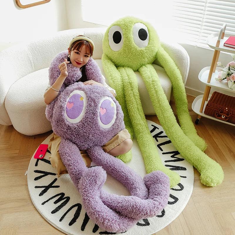 200CM Long-Legged Octopus Doll - Giant Plush Pillow & Toy