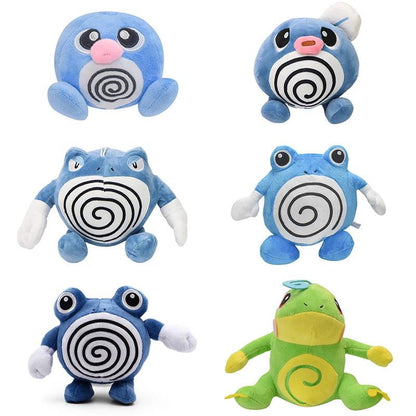 Pokemon Plush Toy Set – Poliwrath, Poliwag, Poliwhirl & Politoed