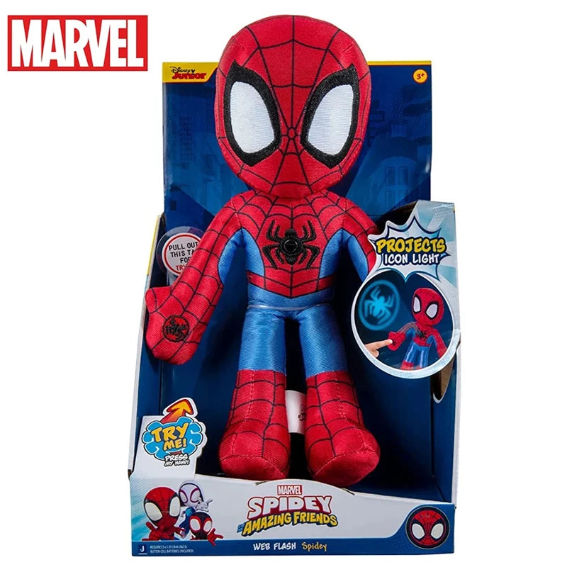 30cm Disney Spider-Man: Into the Spider-Verse Plush Toy – Soft Stuffed Doll & Pillow