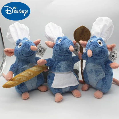 Disney Ratatouille Remy Plush Toy – Adorable Bread Hat Mouse for Kids