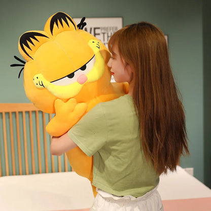 Garfield Plush Toy – Fat Angry Cat with Tiger Skin Simulation