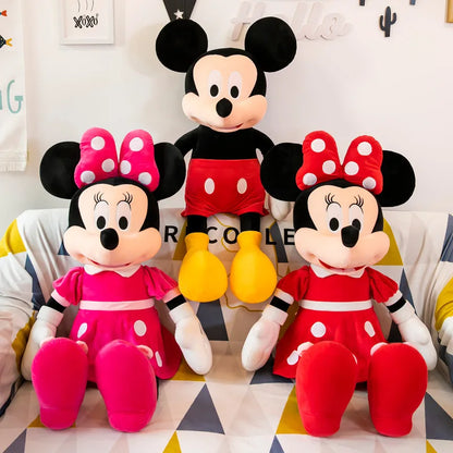 Disney Mickey & Minnie Plush Toy – Large Super Soft Throw Pillows (35-100cm)