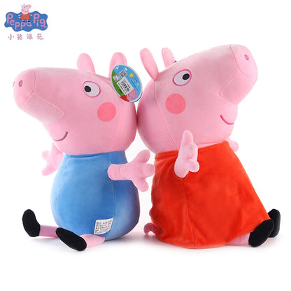 19cm Peppa Pig Plush Toys: George, Eddie Bear, Mr. Dinosaur & More – Kids' Gift