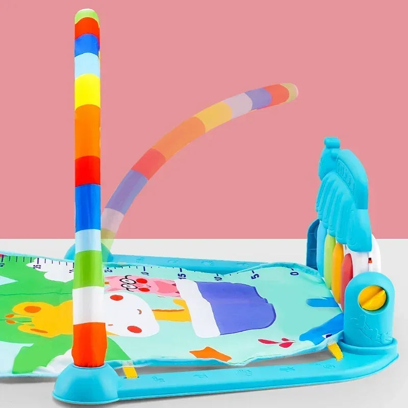 Baby Activity Gym Rack with Piano & Musical Play Mat (0-36 Months) - Chamberland Homes