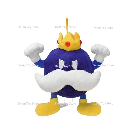 21CM Super Mario Bros Plush Toys King Bob-omb