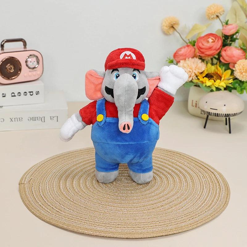 New Elephant Luigi Mario Fruit Blue Toad Rosalina Princess Ninji King Anime Stuffed Toy Plushie Collectible Gifts