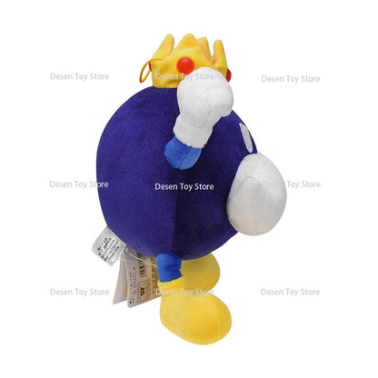 21CM Super Mario Bros Plush Toys King Bob-omb