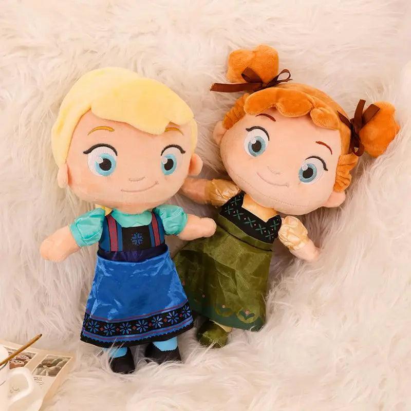 Princess Elsa & Ariel Mermaid Plush Dolls – Cute and Cuddly