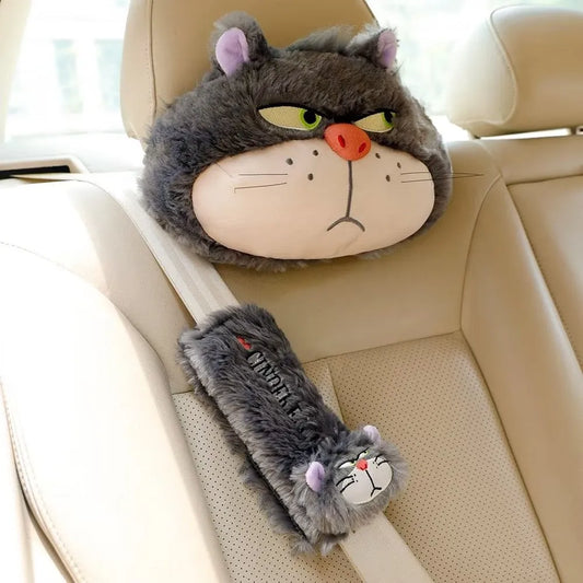 Disney Cinderella’s Lucifer Plush Doll – Cute Cat Stuffed Neck Pillow & Car Decor