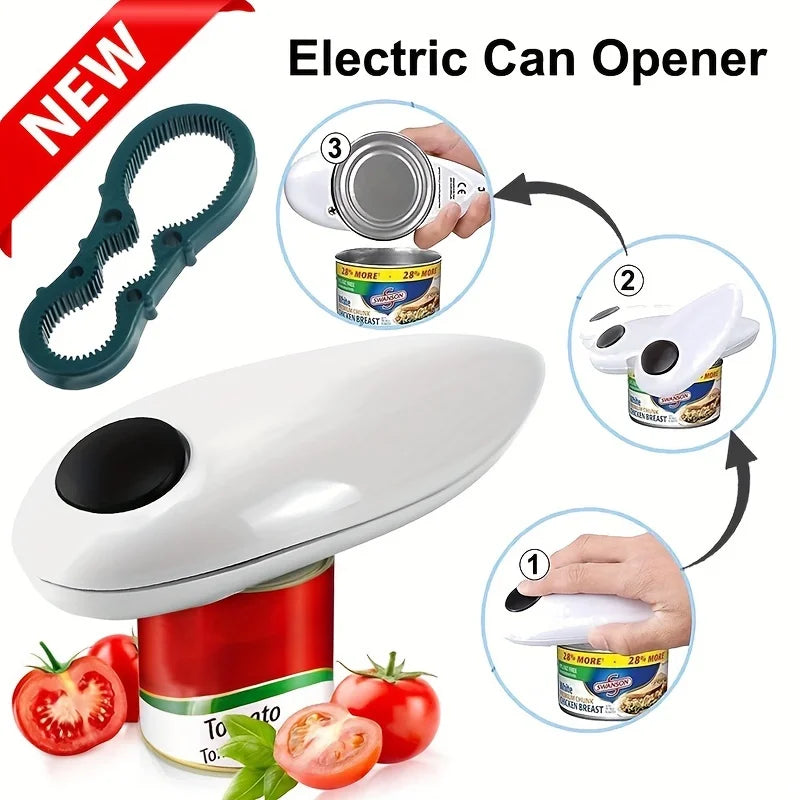One-Touch Can Opener | Effortless, Safe, Smooth Kitchen Gadget - Chamberland Homes