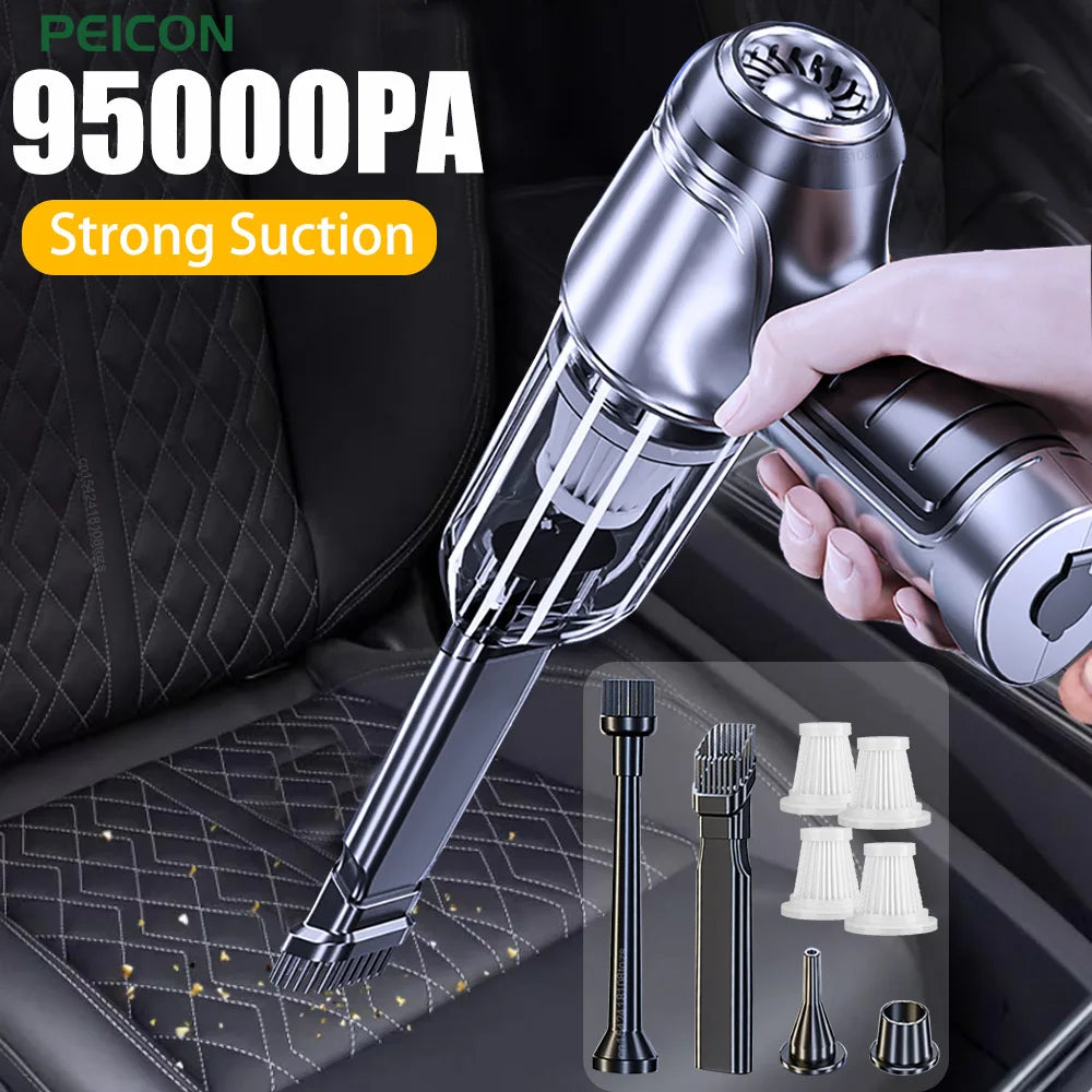 Car Vacuum Cleaner 95000PA | Wireless Handheld 2-in-1 Blower - Chamberland Homes