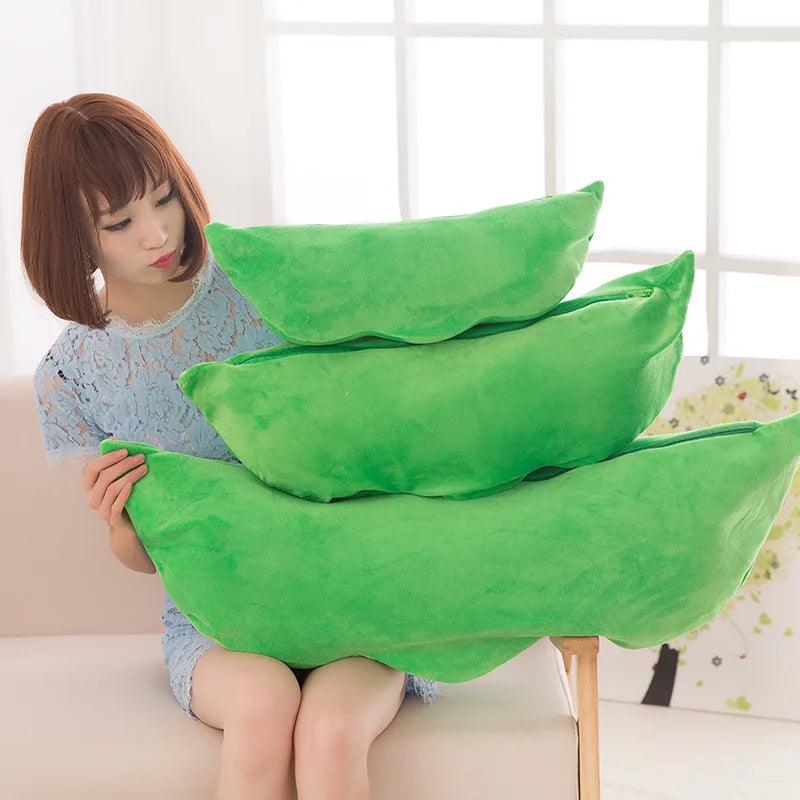 Pea Pods Plush Toy Doll Cute Couple Bean Sleeping Pillow Lover Holiday Gift - CHAMBERLAND HOMES