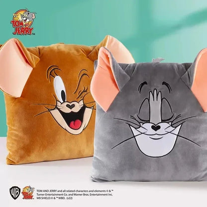 Tom & Jerry Plush Toys – Cat & Mouse Neck Pillow & Stuffed Figures