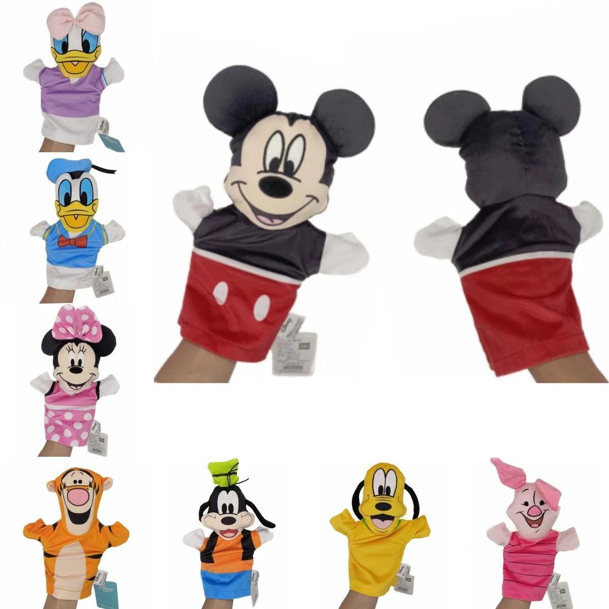 Disney Hand Puppets - Mickey, Minnie, Donald, Daisy Duck & Pluto